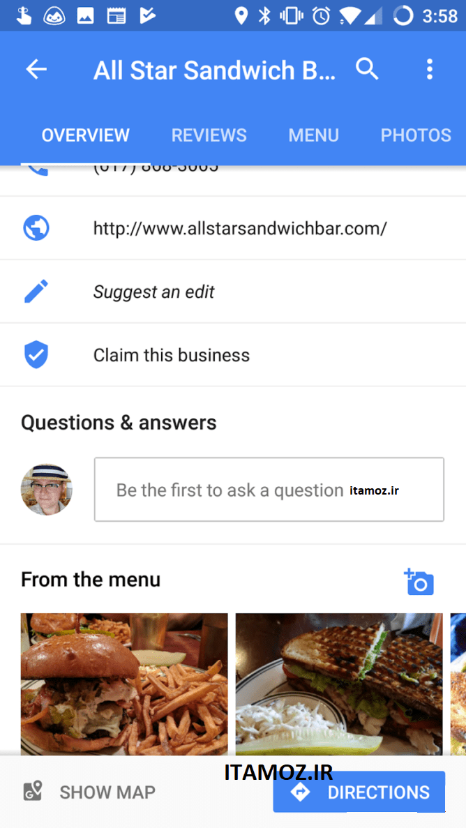 از گوگل مپ سوال بپرسید، جواب بگیرید